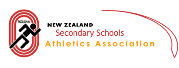 NZSSAA: New Zealand Secondary Schools Athletics Association logo